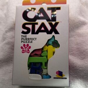 Cat Stax Puzzle - Colorful Challenge New in Box